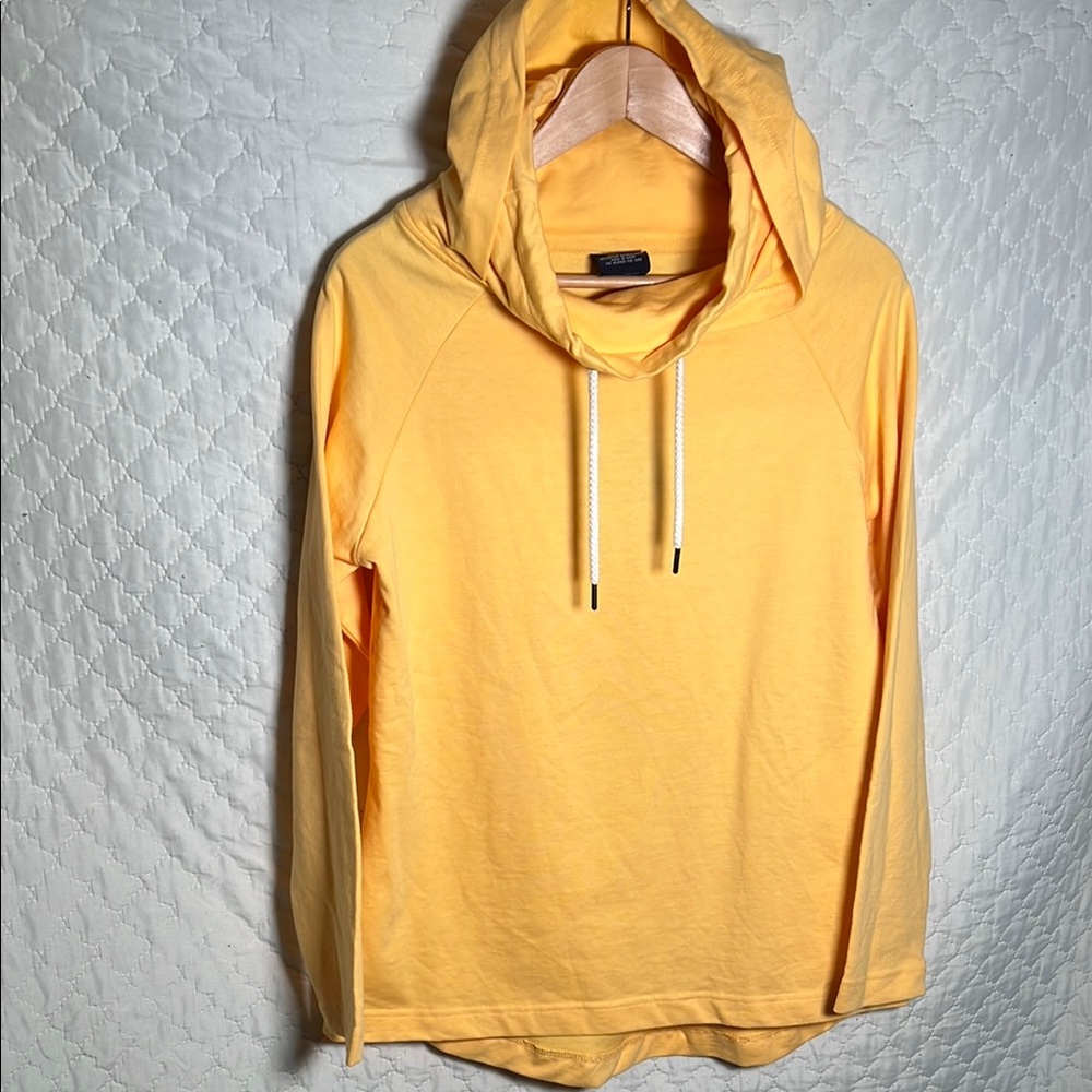 Charles River Apparel- 5051 Yellow Women’s Essex Hood & Cowl Tunic - Small